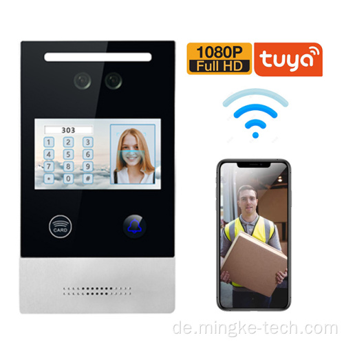 Smart Building Tuya Audio Videotürbell -Intercom -System